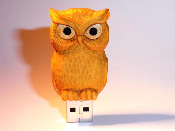 USB Flash Drive-Style Owl