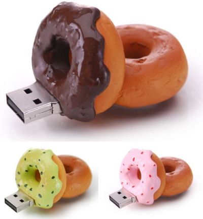 USB Flash Drive-Style Donuts