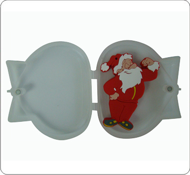 USB Flash Drive-Style Santa Claus