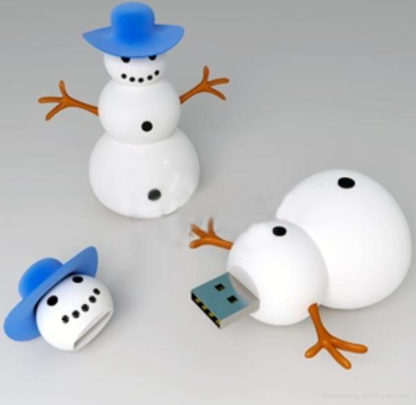 Snowman USB Flash Drive