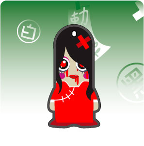 Cartoon USB Flash Drives:Blood Rose PAL