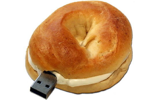 Bagel usb flash drive