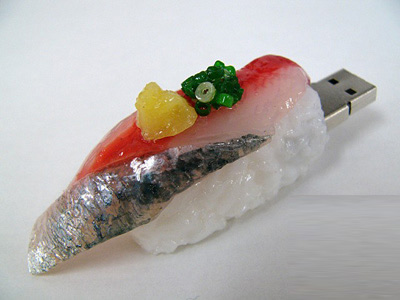 Salmon usb flash drive